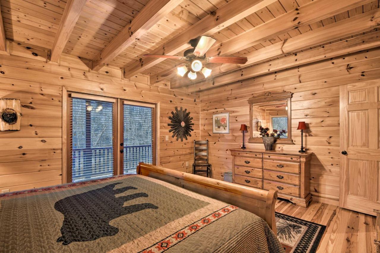 Riverside Ellijay Cabin With Hot Tub And Game Room Luaran gambar