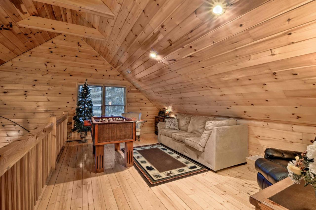 Riverside Ellijay Cabin With Hot Tub And Game Room Luaran gambar