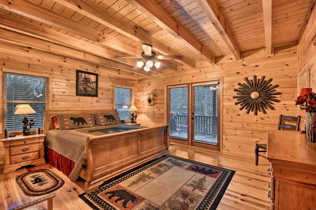 Riverside Ellijay Cabin With Hot Tub And Game Room Luaran gambar