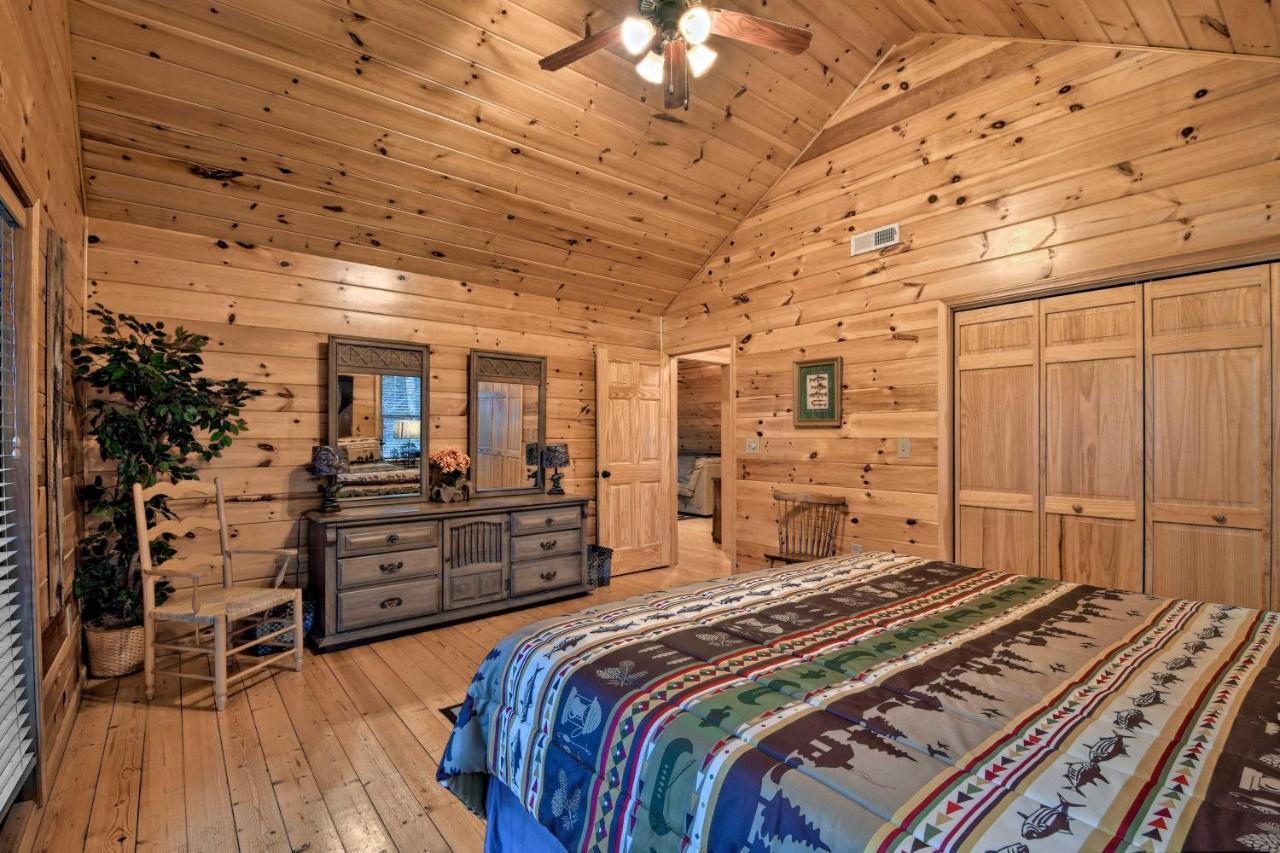 Riverside Ellijay Cabin With Hot Tub And Game Room Luaran gambar